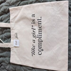 Sseko "Like A Girl" is a Compliment Tote